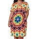 thumbnail image 2 of Arcoíris Star VI vestido holgado con bolsillo para mujer ropa de verano coreana vestidos largos para mujer, 2 of 6