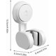 thumbnail image 5 of BroomHolder Wall Mounted Suction Cup, Self Adhesive Can Move MopHolder Wall Mounted, BrushHolder Maximum Load 5 kg, For Bathroom Storage Office Closet Kitchen Accessories, 5 of 5