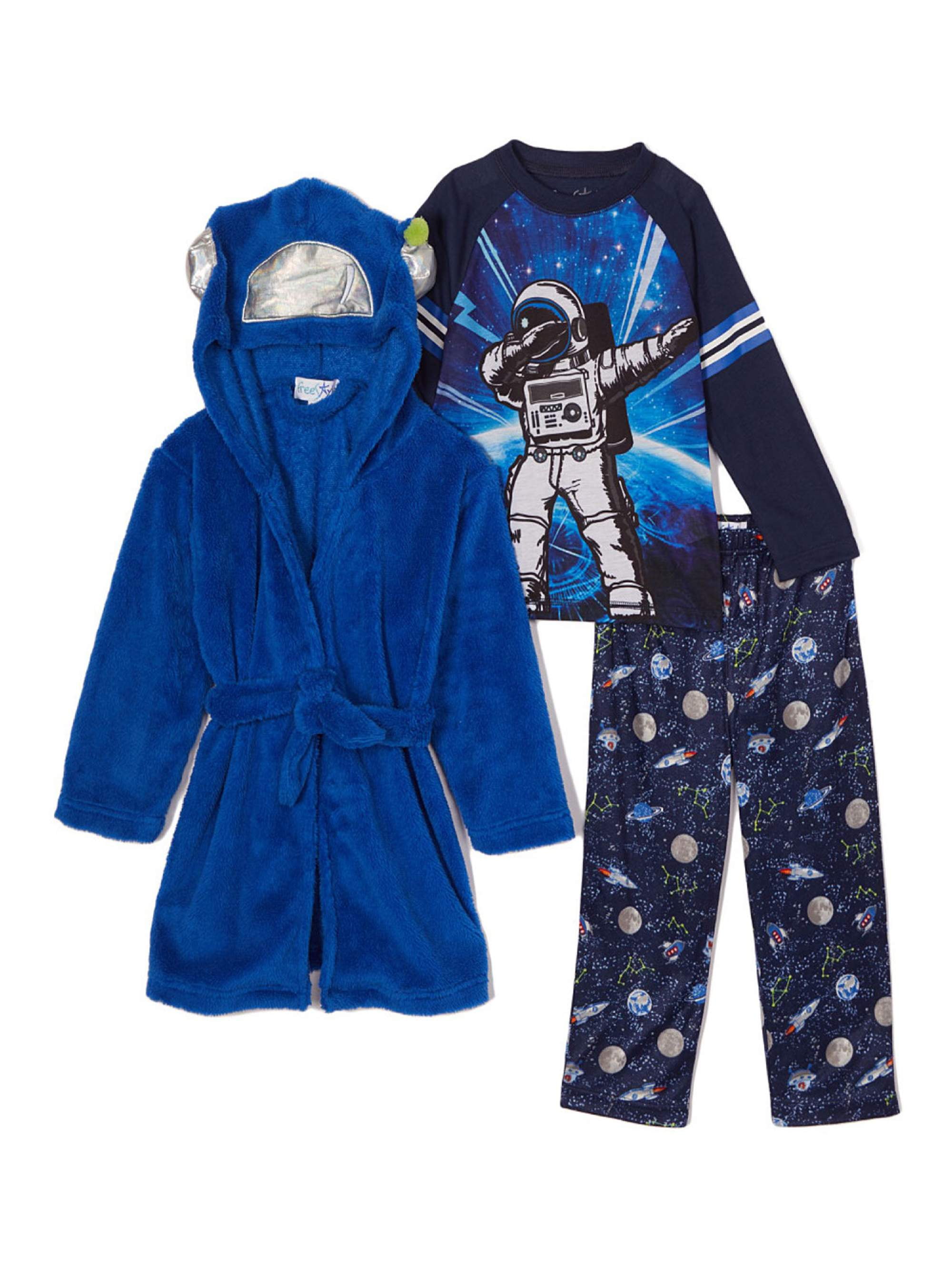 Freestyle Revolution Boys 3-Piece Pajama Robe Set Sizes 4-12 - Walmart.com