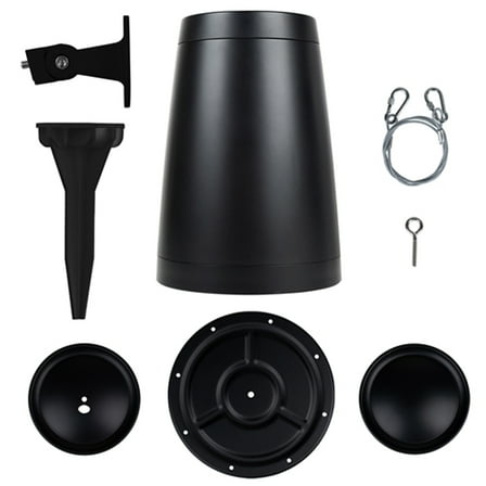 Dayton Audio WP60XTB Indoor/Outdoor/Landscape Pendant Speaker with 6.5-In. Woofer, 70V/100V Multi-Taps/8 Ohms, WP60XTB