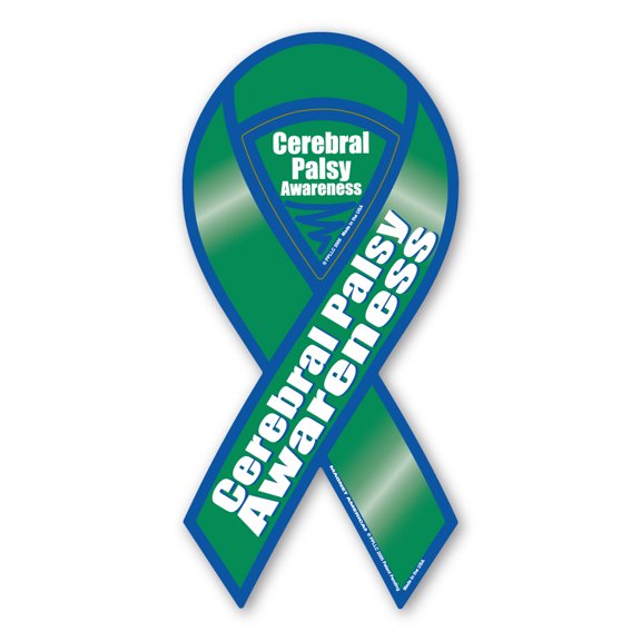 Cerebral Palsy Awareness 2-in-1 Ribbon Magnet