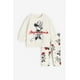thumbnail image 2 of Sudaderas con capucha y pantalones de chándal para niñas, Tops con estampado de Minnie, 2 piezas, chándales de manga larga para niños, ropa de moda informal para niños, otoño, 2 of 4