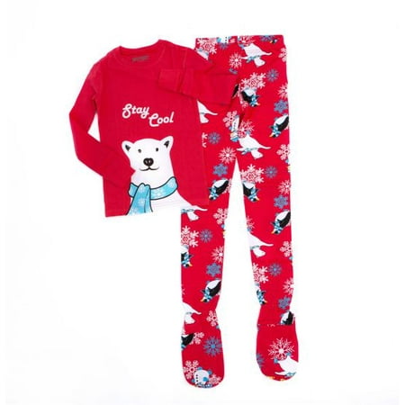 PL744 - Bear Pajamas/Pink - Footie