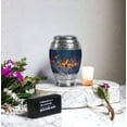 thumbnail image 6 of JAGASY Butterfly Blue Small Urn for Ashes for Women - Yellow Butterfly Urn for Ashes Adult Male & Female - Keepsake Cremation Urns for Mom- Tiny Tulip Urns for Funeral - ( 3 Inch ), 6 of 7