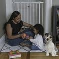 thumbnail image 4 of Ingenuity Ozzy & Kazoo Extra Tall Walk -Through Safety Gate (White), 4 of 8
