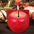 thumbnail image 4 of Christmas Eve Creative Apple Candle (2Pc) Small - Christmas Creative Gift Artificial Fruit-Shaped Candle Wedding Party Decoration Christmas Eve Candle, 4 of 9
