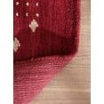 thumbnail image 4 of Rugsotic Carpets Handmade Rugs Hand Knotted Loom Rectangle 9'x12' Red Wool for Indoor Use, 4 of 6