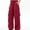 Wine, variant on RYRJJ Cargo Pants Women Elastic High Waisted Parachute Hiking Pants with Multi Pockets Drawstring Lightweight Y2K Wide Leg Baggy Pants(z2-Black,XL)