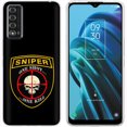 thumbnail image 1 of VIBECover Slim Case Compatible for TCL Stylus 5G 2022, TOTAL Guard FLEX Tpu Cover, Thin and Light, Sniper, 1 of 6
