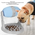 thumbnail image 4 of Juguete masticable para mascotas, juguete de entrenamiento para fugas de comida para perros, bola TPR, cuenco alimentador lento para perros y gatos (azul) TUNC Sencillez, 4 of 5