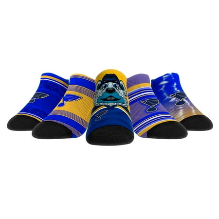 

Unisex Rock Em Socks St. Louis Blues Super Fan Five-Pack Low-Cut Socks Set