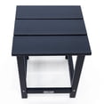 thumbnail image 3 of Vista 18" Black HDPE Outdoor Side Table, 3 of 7