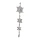 thumbnail image 4 of Adorno colgante de copo de nieve con forma de gota, brillante, para fiestas, decoración navideña Estilo C, 4 of 9