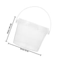 thumbnail image 2 of SWETRACE 12Pcs Small Bucket With Lid Clear Bucket For General Users Storage, 2 of 7