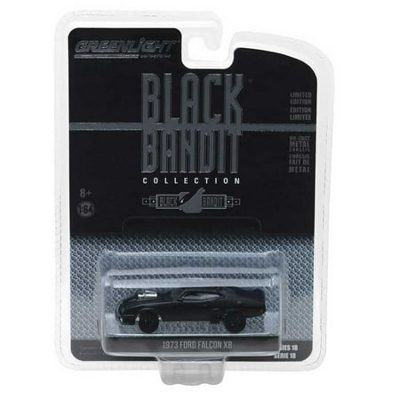 Black Bandit Series: 1973 Ford Falcon XB (Flat Black) 1/64 (Best Ford Falcon Ever Made)