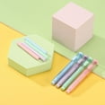 thumbnail image 6 of 8 Pack Erasers, Sliding Retractable Eraser Push Pull Cute Pencil Erasers Soft Large Easy to Clean with Plastic Sleeve for Sketching Drawing Artists Teacher Pencils,Purple Green TPE, 6 of 7