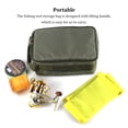 thumbnail image 4 of Bearachild Bolsa de almacenamiento de carrete de pesca en roca de poliéster, manija de elevación, bolsillo de malla con cremallera de Almacenamiento y organización del hogar, 4 of 6