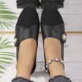 thumbnail image 4 of Xucatan Women's Orthopedic Loafers Comfortable Elegant Leather Low Heel Slip On Dress Shoes with Arch Support for All Day Comfort Gift, 4 of 8