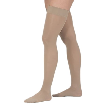 Mediven Assure 20-30 mmHg Thigh w/ Beaded Silicon Top Band CT Beige X-Large