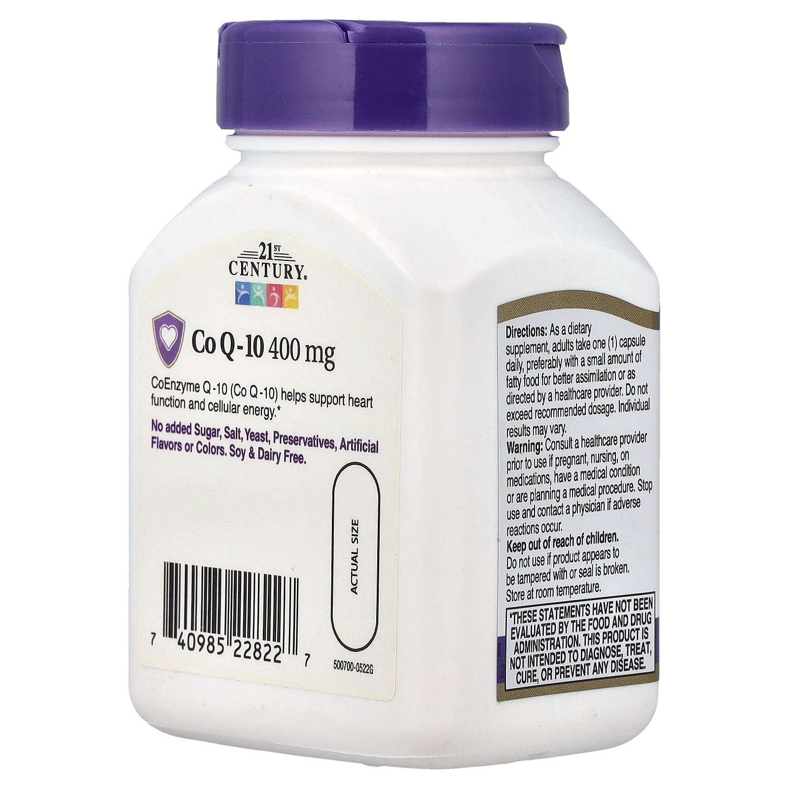 21st Century Co Q-10, 400 mg, 30 Capsules