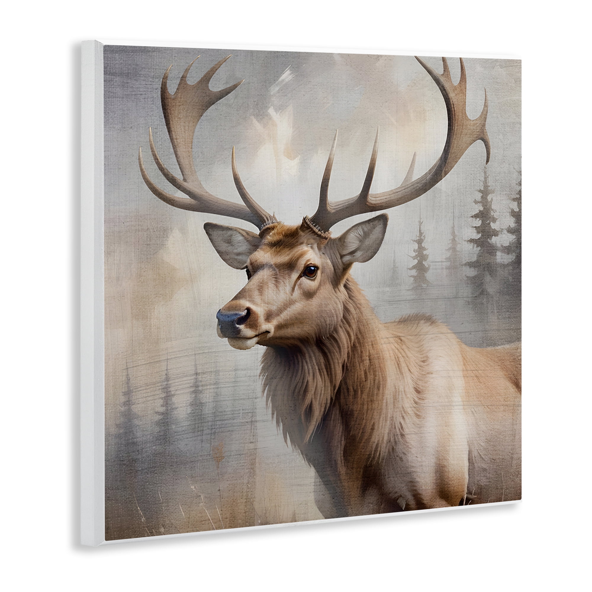 Stupell Industries Graceful Forest Stag Wall Plaque Art, design by Susan Arnot