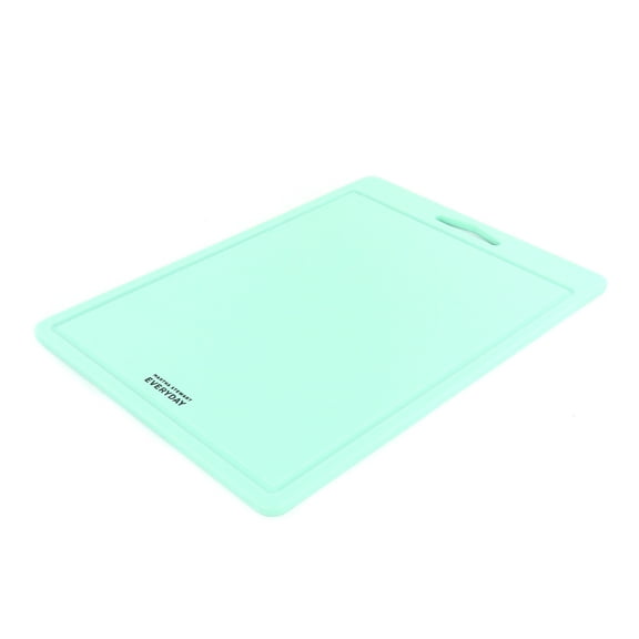 Martha Stewart Everyday 18x13 Inch Plastic Cutting Board in Blue