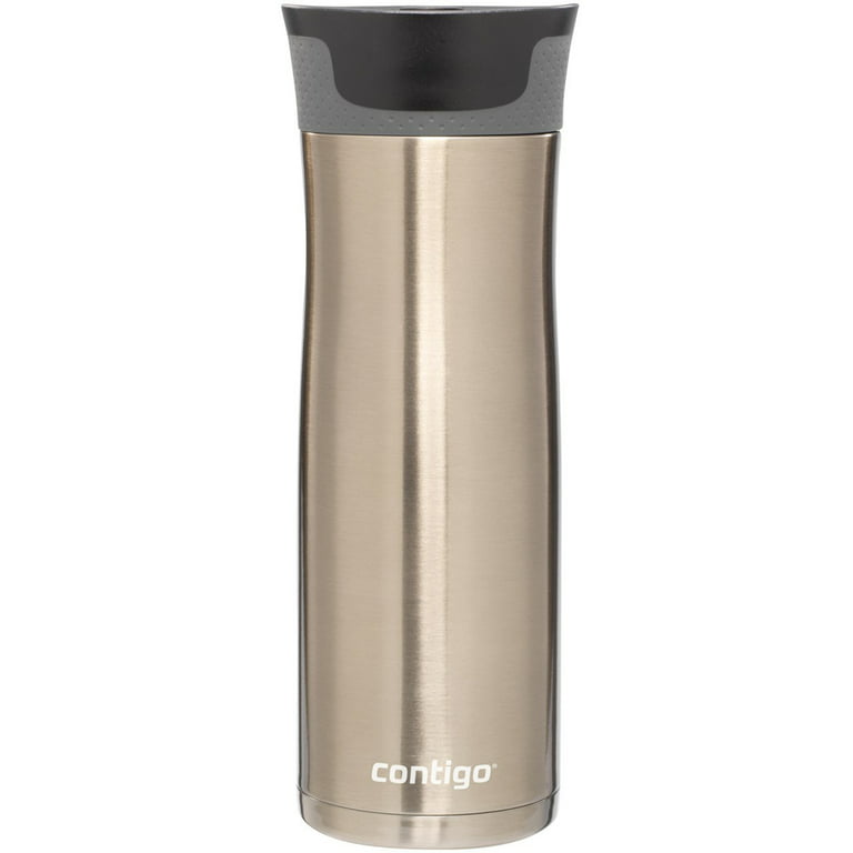Contigo Autoseal West Loop Vacuum-Insulated Stainless Steel Travel Mug, 16 oz, Earl Grey