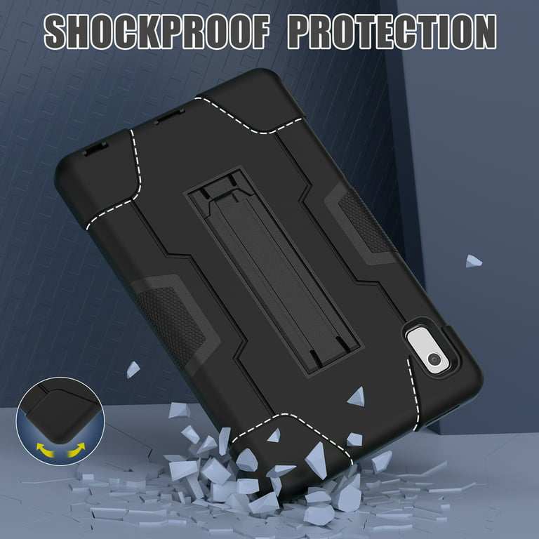 ELEHOLD Rugged Case for Lenovo Tab M9 9.0 (2023 Released), Hybrid  Shockproof Dual-Layer Protection with Built-in Kickstand Case Cover for  Lenovo Tab