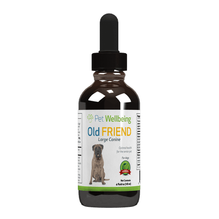 Pet Wellbeing - Old Friend for Senior Dogs - Promotes a Stronger Immune System and Joint Mobility in Older Canine - 4oz