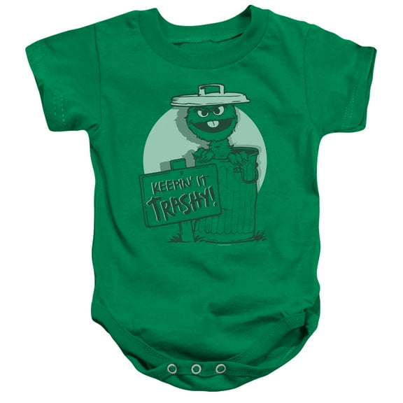 Sesame Street - Keepin It Trashy - Infant Snapsuit - 6 Month