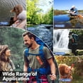 thumbnail image 3 of 1 PACK Portable Water Filter Straw Mini Water Purifier Survival Gear for Emergencies, Hiking, Camping, Disaster Preparation-Orange, 3 of 8