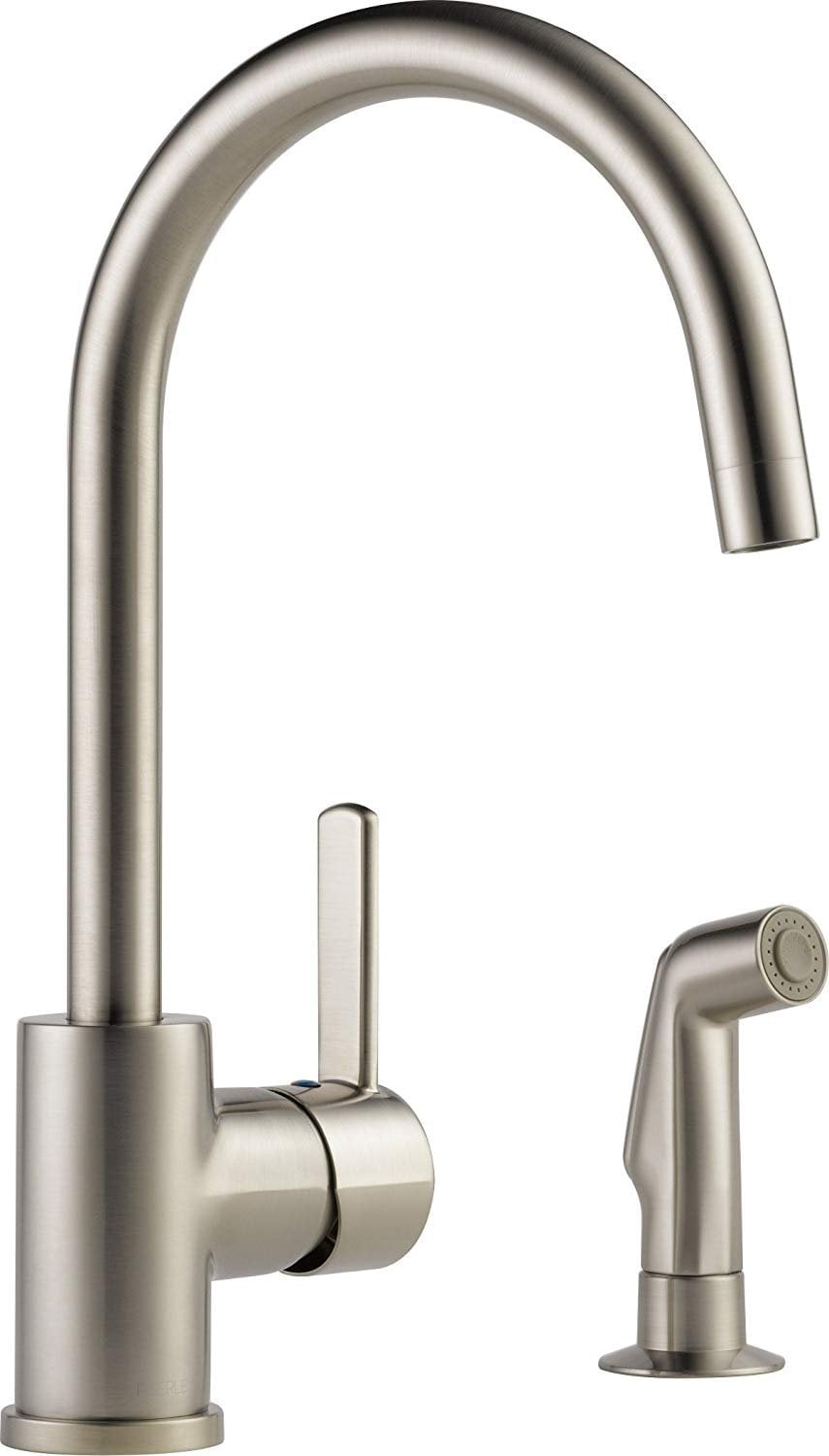 Peerless Precept SingleHandle Kitchen Sink Faucet with Side Sprayer, Stainless P199152LFSS