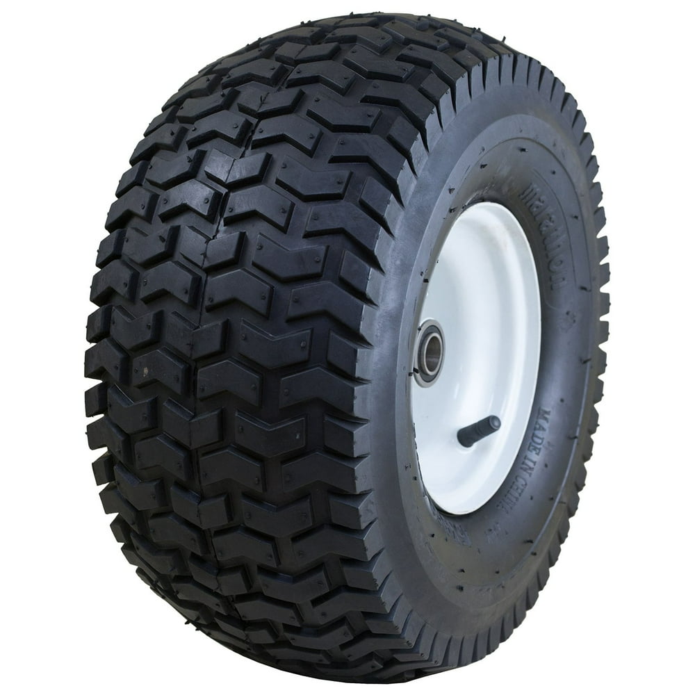 Marathon Industries 20346 15 x 6.506" Pneumatic Turf Lawn Mower Tire