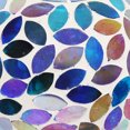 thumbnail image 6 of Sunnydaze Spring Petals Round Mosaic Glass Plant Watering Bulb with Clay Watering Spike 24pk, 6 of 10