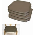 thumbnail image 2 of 3/4" High Density Easy Care Premium Faux Leather Seat Pad for Wishbone CH24 Y Style Chairs (Olive Green 4pcs), 2 of 6