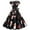 Black, variant on BLTIBY 2024 Women's Vintage Christmas Dress Xmas Printed 1950s Rockabilly Swing Dresses Short Sleeve Round Neck Lace Cocktail Prom Party Dress Outfits with Belt Black L