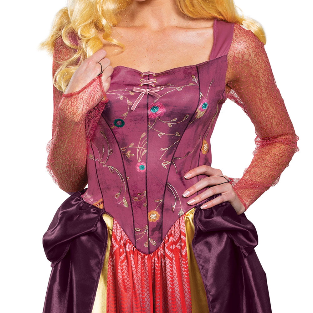 Details about   Hocus Pocus Adult Sarah Sanderson Cosplay Costume Suit Outfit Halloween Dress 