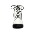 thumbnail image 2 of Unique Bargains Bottes de Combat à Talons Épais à Plateforme pour Femmes, 2 of 8