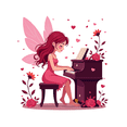 thumbnail image 6 of cartoon Fairy Music Theme Stickers, Waterproof Fairy Music Theme Sticker for Water Bottle Laptop Phone Cases Planner Skateboard Luggage Helmet Party Favor Decor, Ideal for Adults Teens Teacher Rewards, 6 of 9
