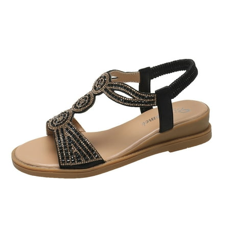 

Jungdeepe Hot Sandals Women Teen Slippers For Girls Beach Womens Sandals Wedge Heel Womens Yoga Sandals Size 6 Floral Sandals for Women Flat Comfortable Sandals for Women Wide Slide Sandals Women 8