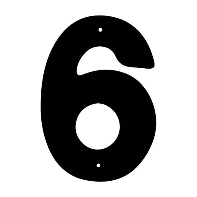 Three-dimensional Iron Art Number House Number Screw Home House Number Sign