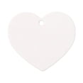 thumbnail image 2 of Sonducket Cartón Kraft en blanco corazón Vintage tarjetas moda autoensamblaje muestra accesorios creativamente suministro para el hogar Accesorios de disfraces Blanco, 2 of 6