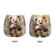 thumbnail image 3 of Balery Elegant Cute Panda Sunflower Pantalones cortos deportivos para mujer con forro y dos bolsillos, elásticos, para entrenamiento, gimnasio, yoga-Large, 3 of 7