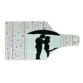 thumbnail image 2 of Kissing Cutting Board, Couple Romance Under Umbrella Abstract Colorful Raindrops, Decorative Tempered Glass Cutting and Serving Board, in 3 Sizes, by Ambesonne, 2 of 5