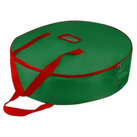 

Christmas Xmas Wreath Storage Bag with Handles for 25 30 36 Wreath Clean up 30 Green