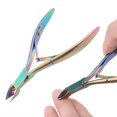 thumbnail image 3 of Stainless Steel Cuticle Nipper  Edge Dual Spring Design Multicolor for Ingrowing Nails, Leuconychia, 3 of 8