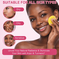thumbnail image 5 of THRIVE STUDIO Kojic Acid & Turmeric Cleansing Pads for Face and Body, Deep Pore Cleanser, Gentle Exfoliating Makeup Remover, Oil Control & Brightening Care for All Skin Types - 2pk, 5 of 11