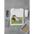 thumbnail image 3 of Borderline Paperwork T-Shirt Men -Wilfred Hildonen Designs, Male Medium, 3 of 4