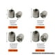 thumbnail image 4 of sweethay Unids/caja 100, tuerca de coche de acero inoxidable, Kits de tornillos universales para vehículos y camiones, repuestos para Vehículos, repuestos y accesorios Mis, 4 of 6