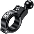 thumbnail image 1 of BRCOVAN Aluminum Alloy Handlebar Clamp Mount Base with 17mm TPU Ball for Round Rails Diameter 0.5'' 0.87'' 1'' 1.26'', Compatible with Garmin GPS Mount 17mm Ball Socket, 1 of 1